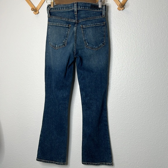 LE JEAN bella crop flare jean in meadow - Picture 7 of 10